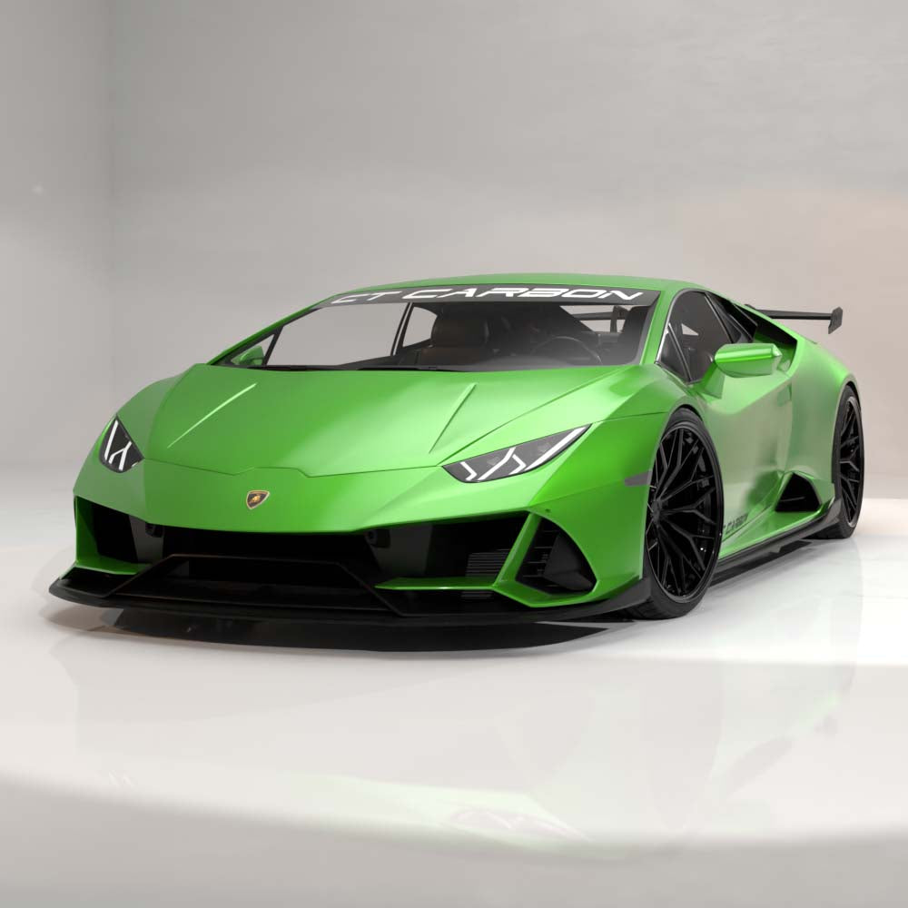 LAMBORGHINI HURACAN EVO 2019-2023 CARBON FIBRE SIDE SKIRTS - CT DESIGN