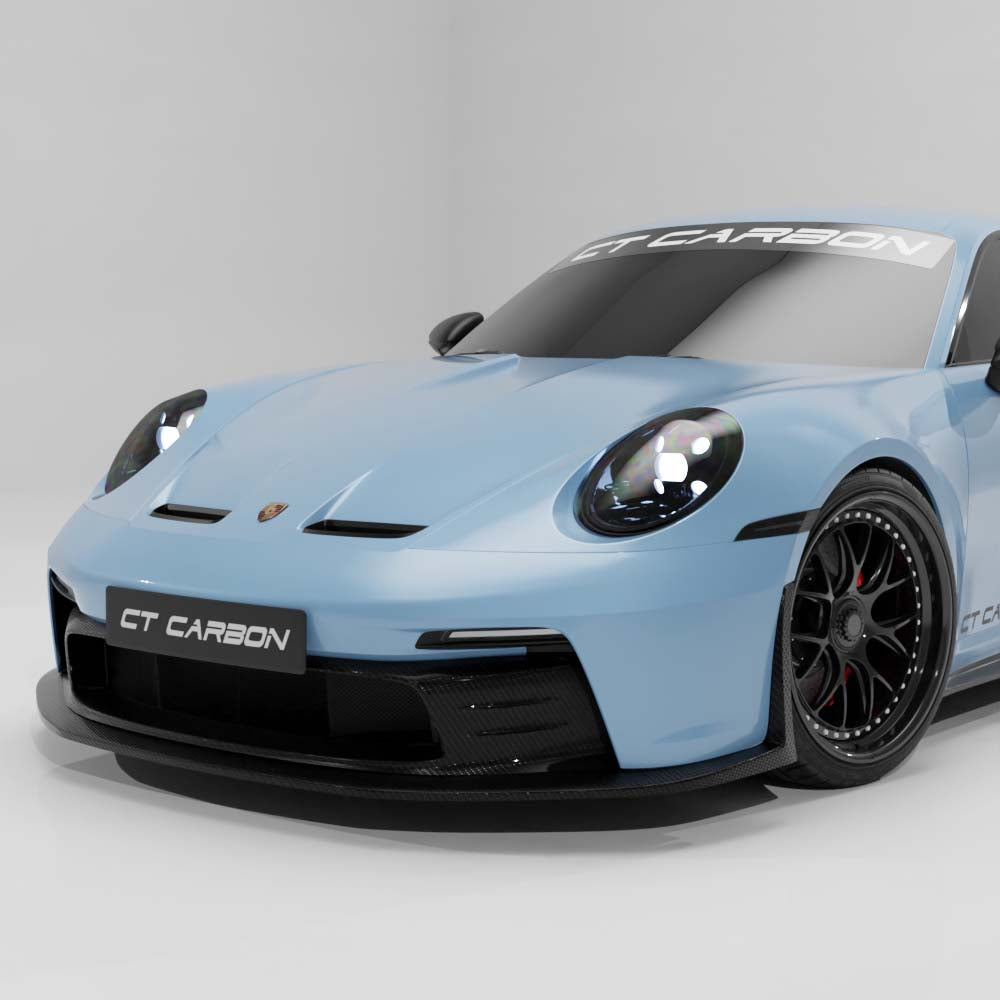 PORSCHE 911 992.1 GT3 & GT3 TOURING 2022-2024 CARBON FIBRE FRONT END KIT - CT DESIGN