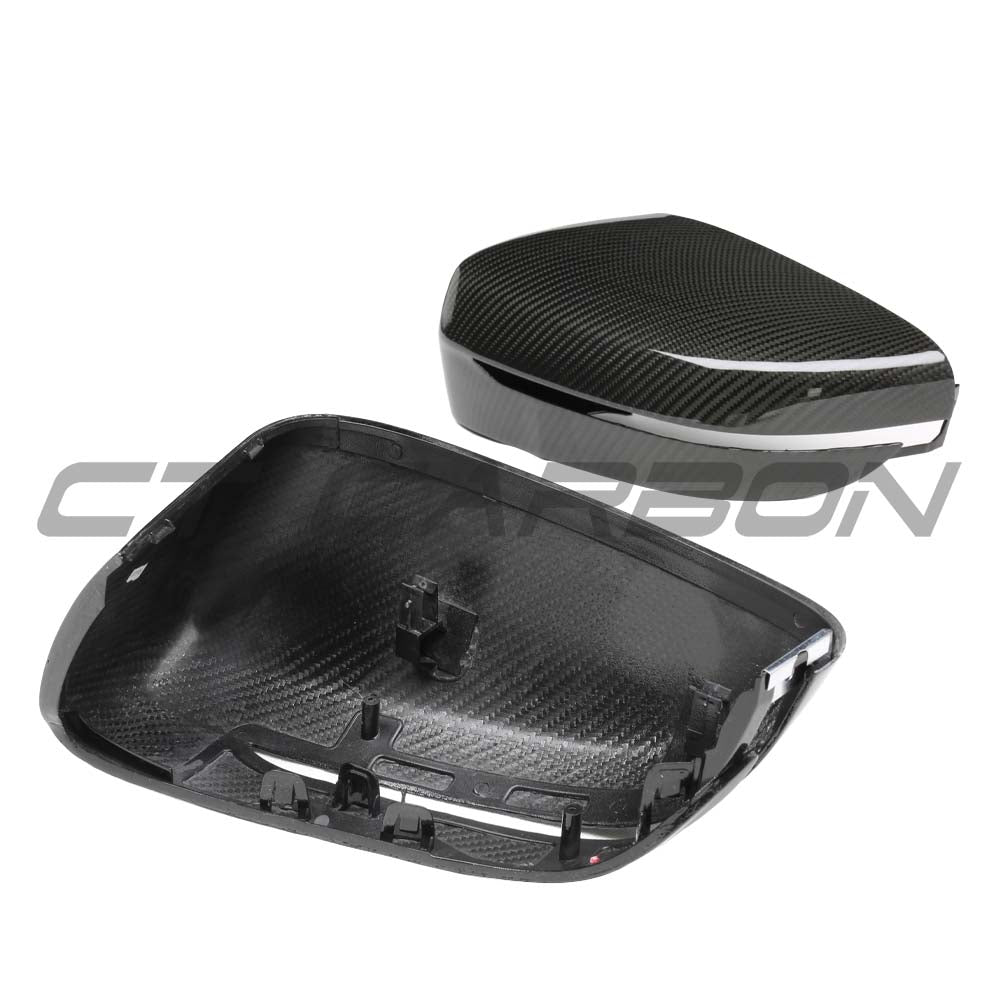 BMW G42 2 SERIES 2022+ RHD DRY CARBON FIBRE MIRRORS - V1