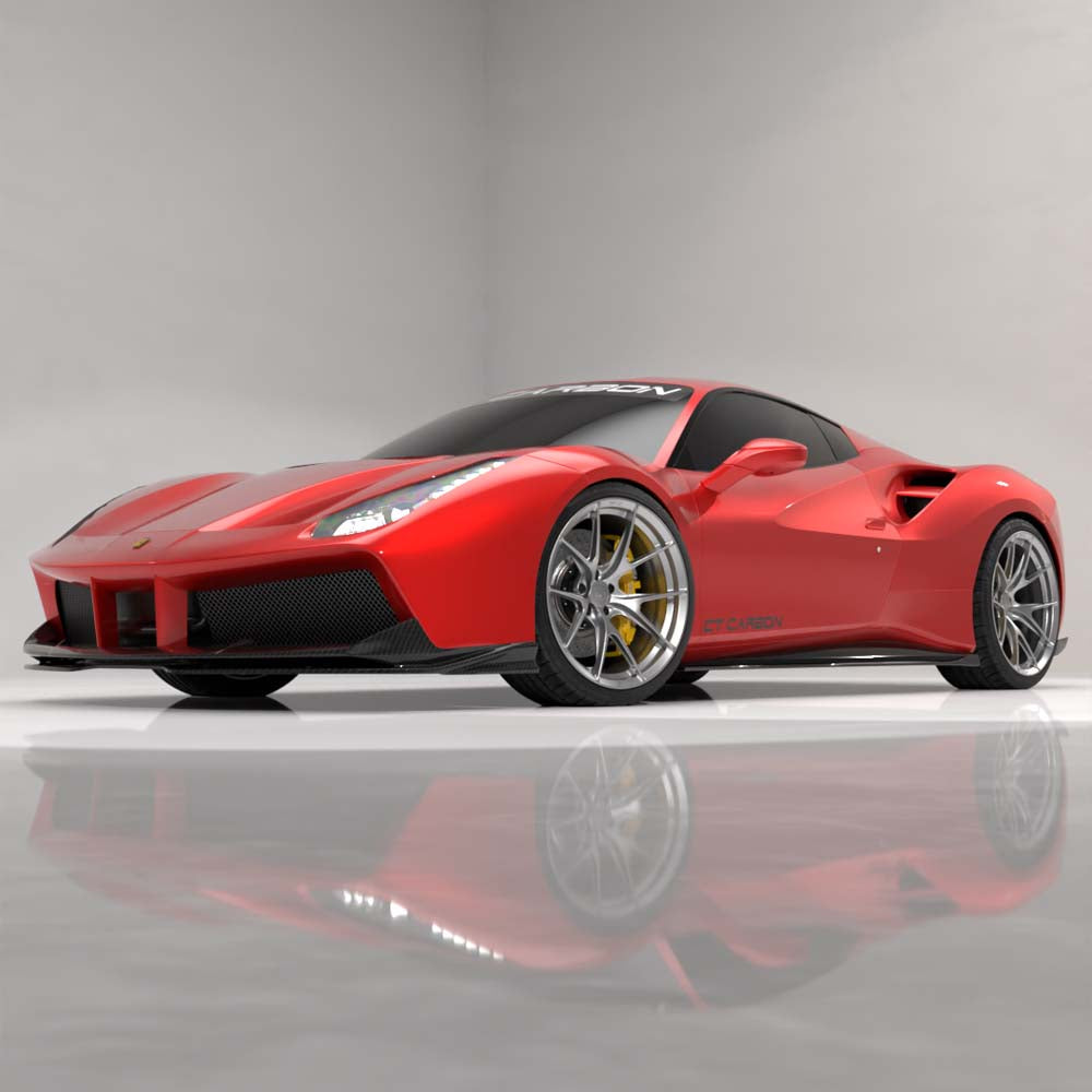 FERRARI 488 SPIDER 2016-2019 FULL CARBON FIBRE KIT - CT DESIGN