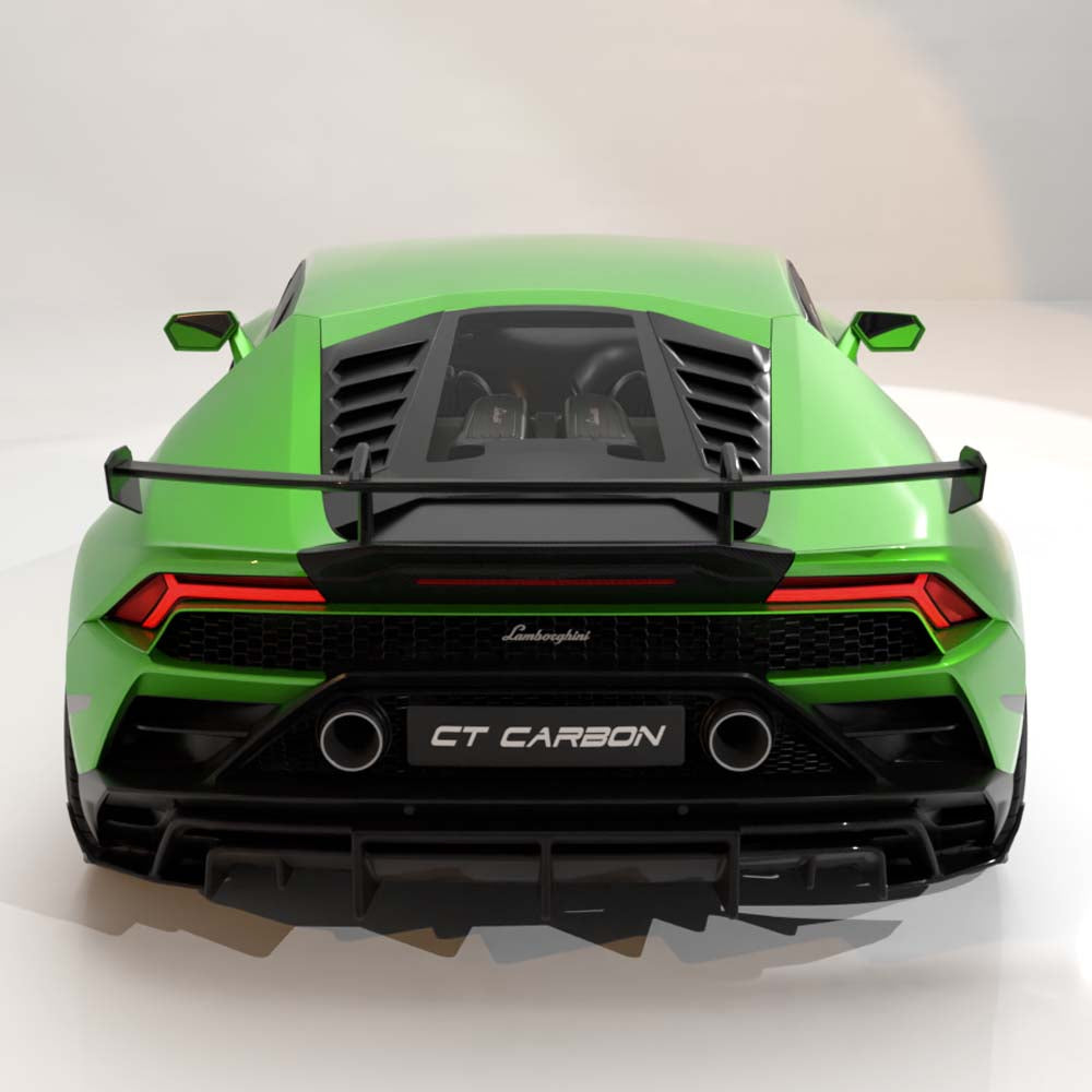 LAMBORGHINI HURACAN EVO 2019-2023 CARBON FIBRE DIFFUSER - CT DESIGN