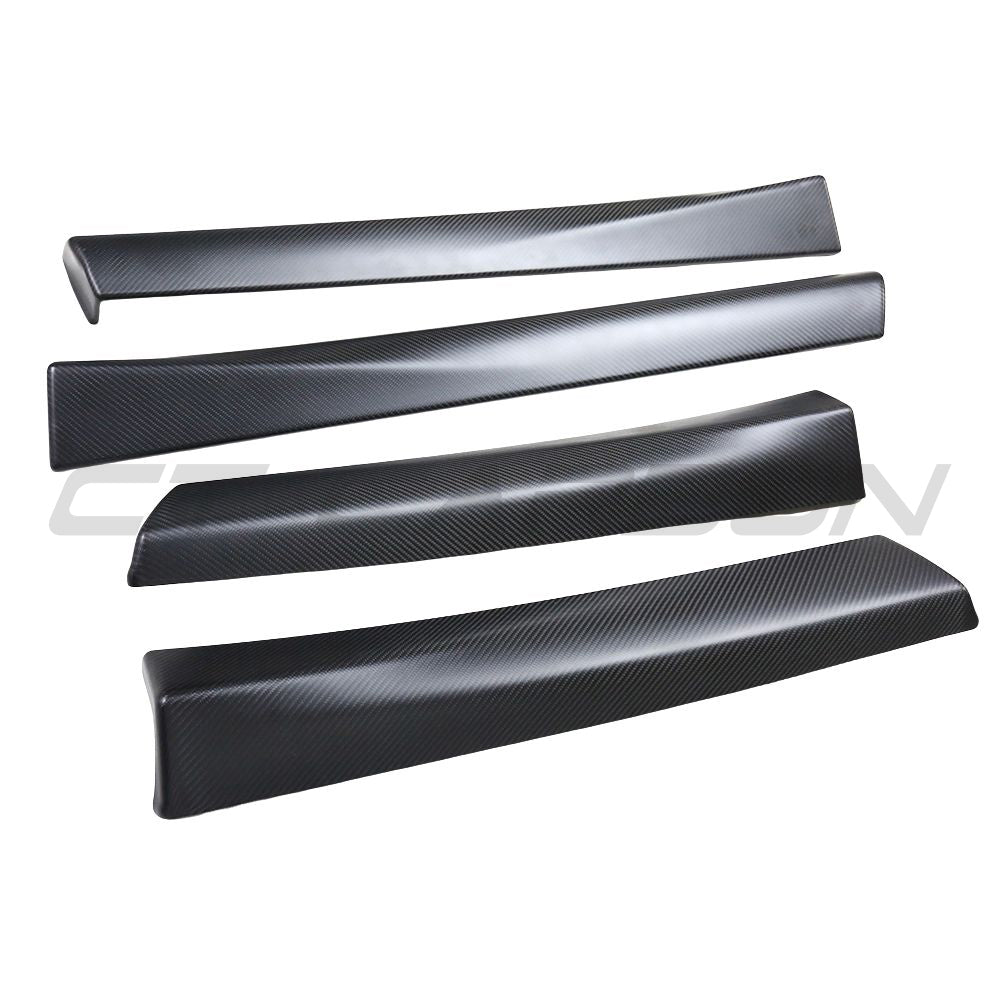 TESLA MODEL 3 2017-2023 CARBON FIBRE INTERIOR DOOR PANEL TRIM ADD ON