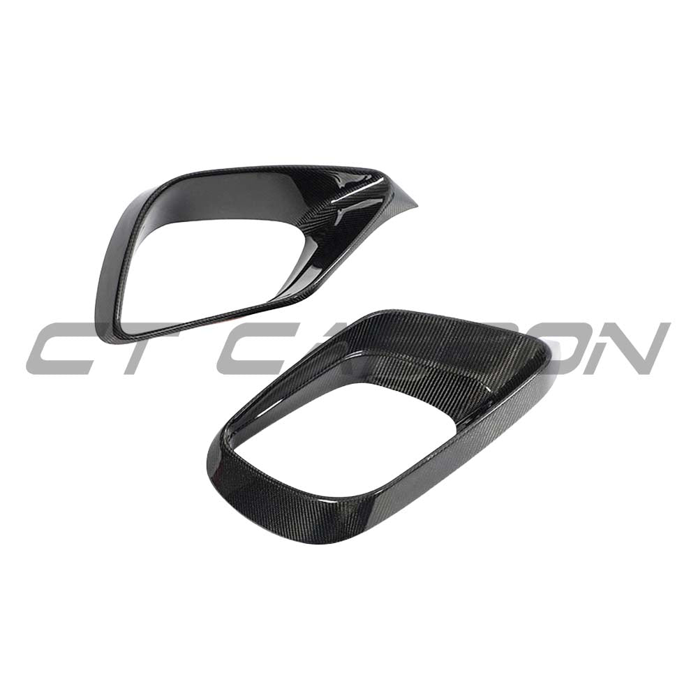 MERCEDES E-CLASS W213/S213 E63 AMG 2016-2020 CARBON FIBRE FRONT BUMPER AIR INTAKES