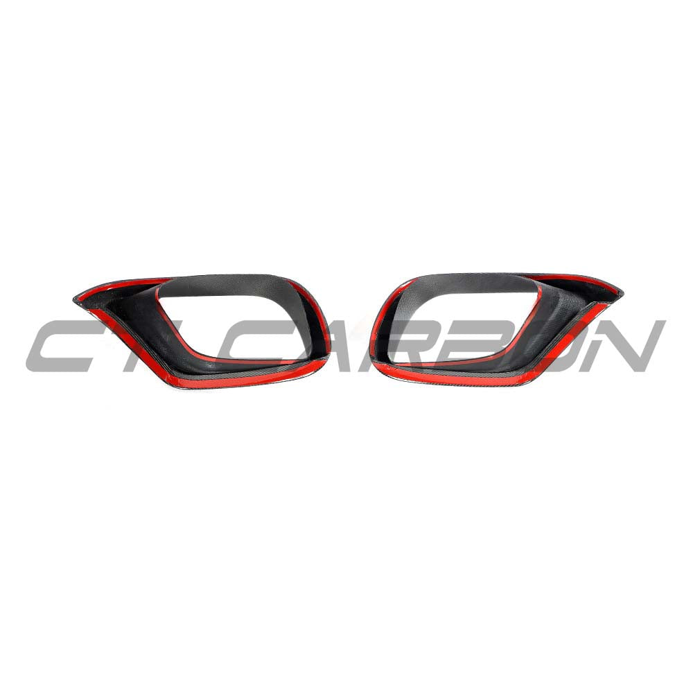 MERCEDES E-CLASS W213/S213 E63 AMG 2016-2020 CARBON FIBRE FRONT BUMPER AIR INTAKES