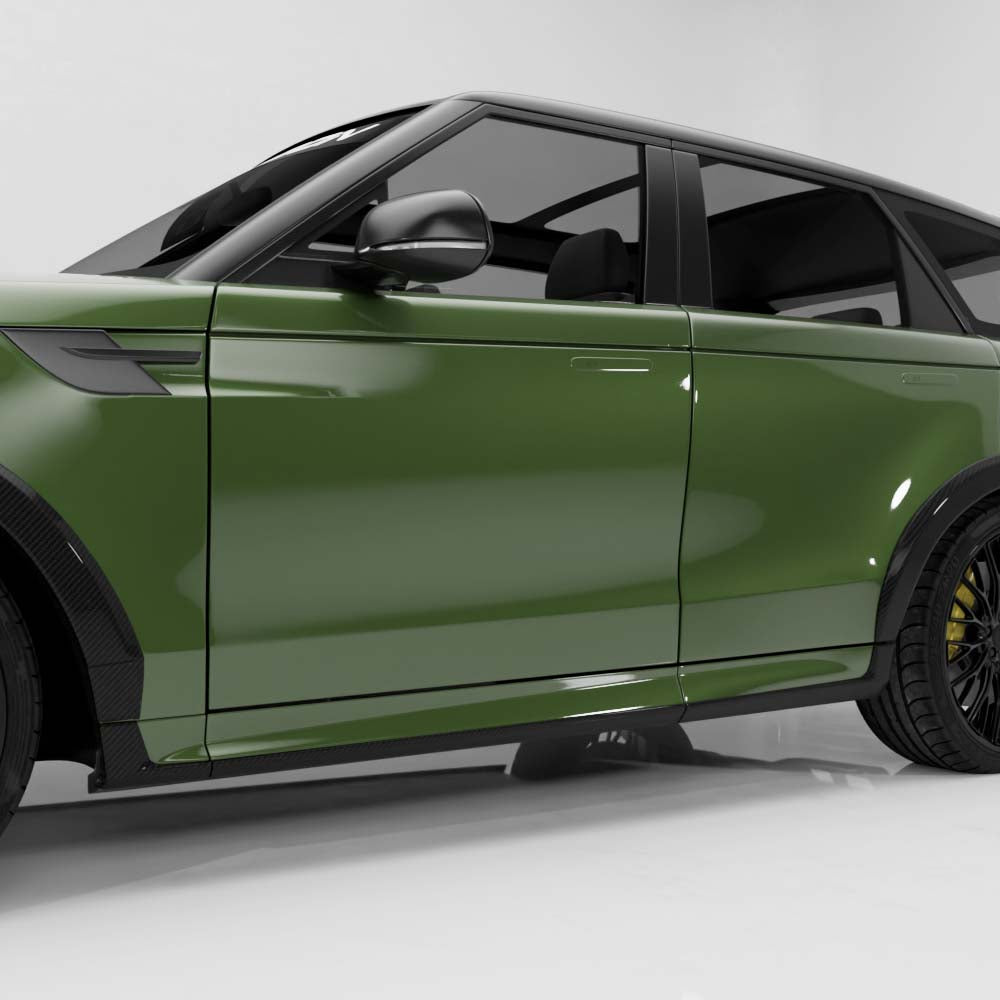 RANGE ROVER SPORT L461 2023+ CARBON FIBRE SIDE SKIRTS - CT DESIGN