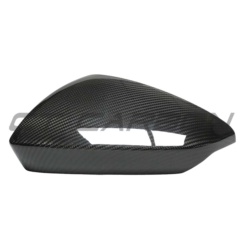 AUDI A3/S3/RS3 8Y 2022+ CARBON FIBRE MIRROR COVERS WITH LANE ASSIST - RHD