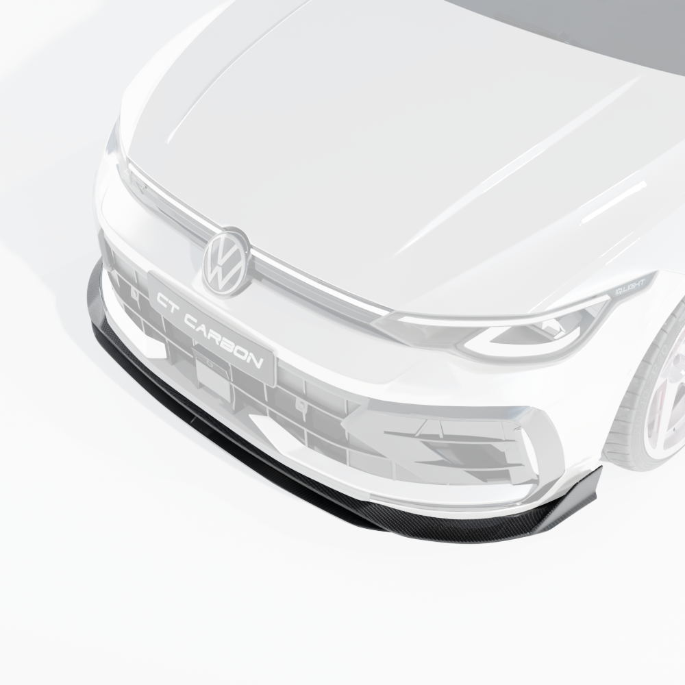 VW GOLF MK8.5 R/CS 2024+ CARBON FIBRE SPLITTER - CT DESIGN