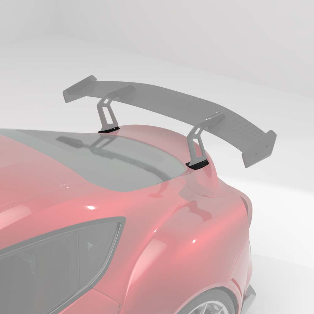 TOYOTA SUPRA A90 2019+ CARBON FIBRE SWAN NECK WING - CT DESIGN
