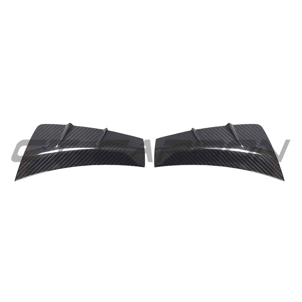 MERCEDES C-CLASS & C43 2019-2021 CARBON FIBRE FRONT BUMPER VENT TRIMS