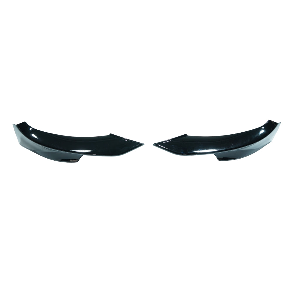 BMW 3 SERIES E92/E93 LCI 2010-2013 GLOSS BLACK SPLITTER CORNERS - V3