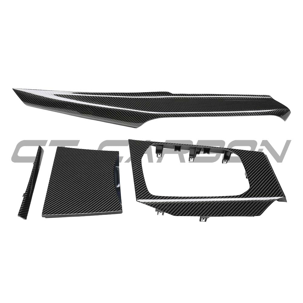 BMW GXX 2025+ LCI CARBON FIBRE CENTER CONSOLE TRIM - RHD