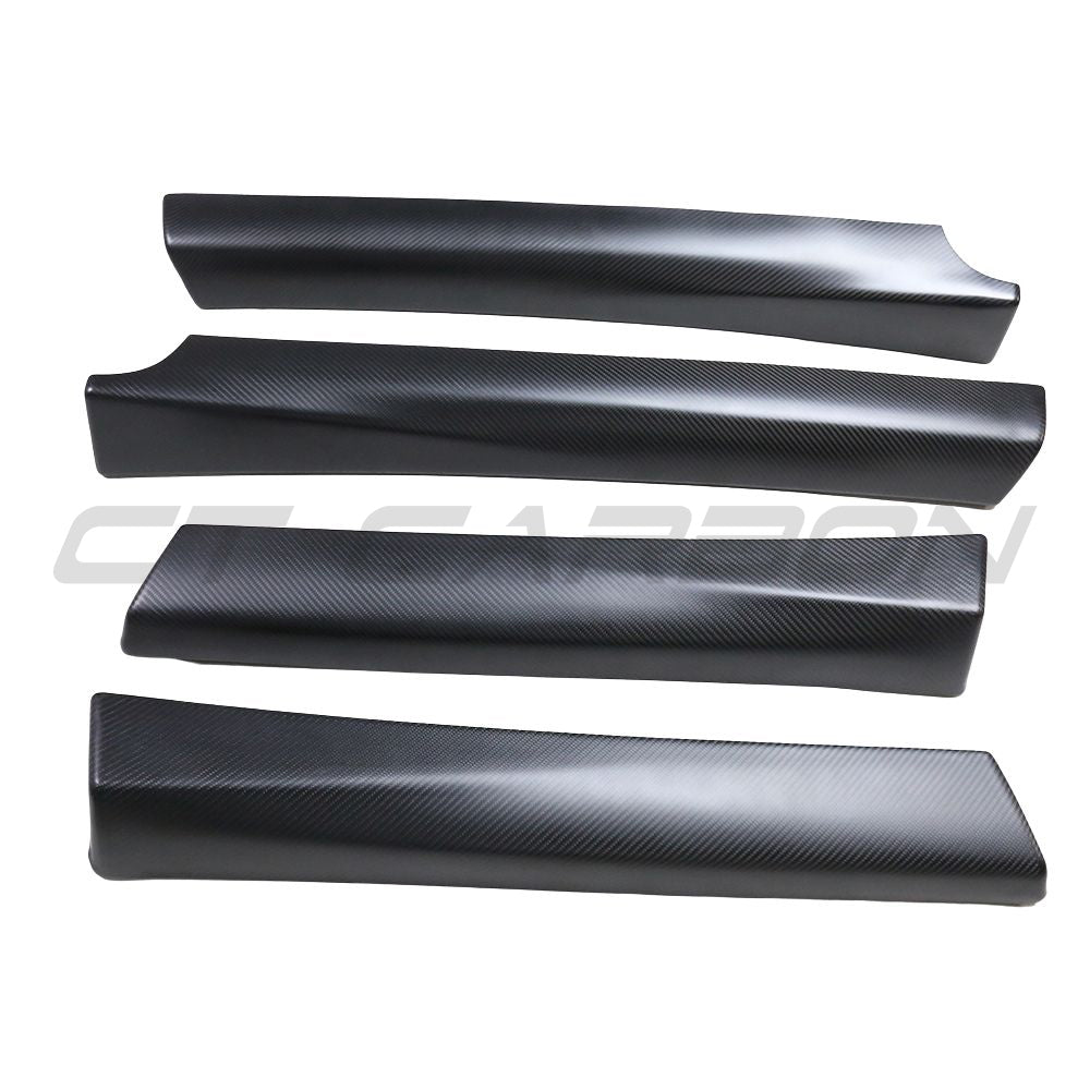 TESLA MODEL 3 2017-2023 CARBON FIBRE INTERIOR DOOR PANEL TRIM ADD ON
