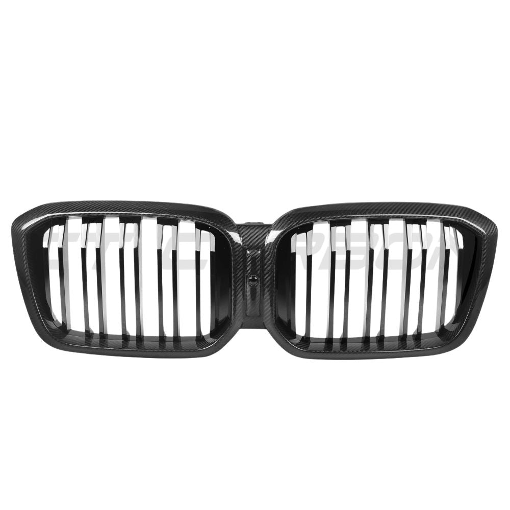 BMW G01/F97 X3/X3M & G02/F98 X4/X4M LCI 2022-2024 DOUBLE SLAT CARBON FIBRE GRILLE