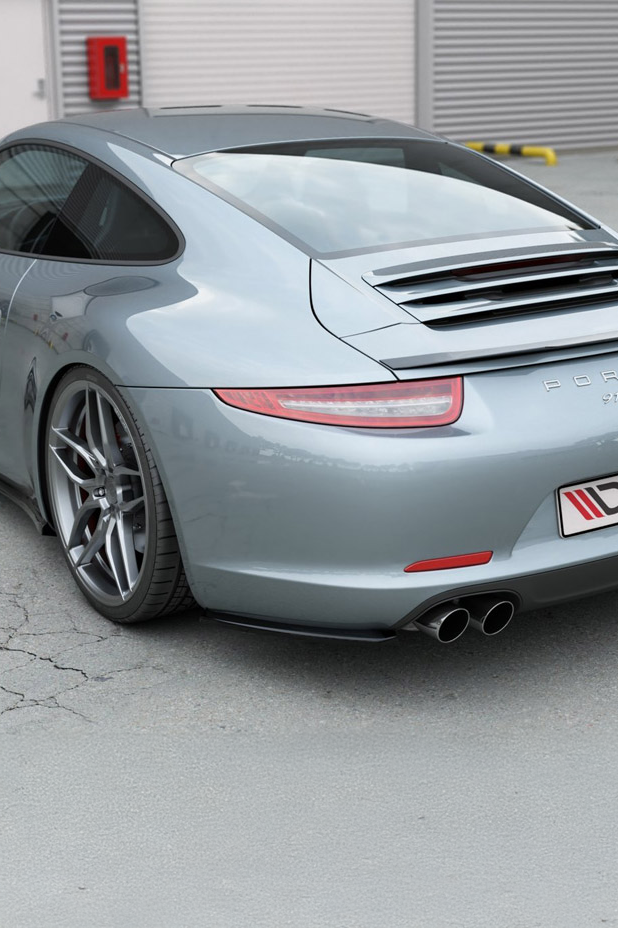 Porsche 911 991.1 Maxton Design Rear Side Splitters