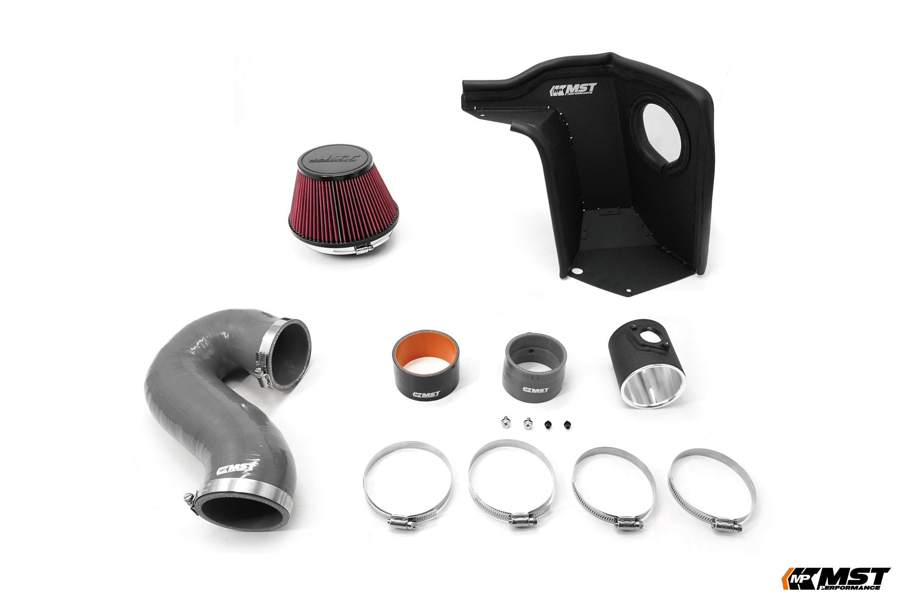 MST Performance Intake Induction Kit Air Filter Honda Civic K20 Type R FL5 Grey