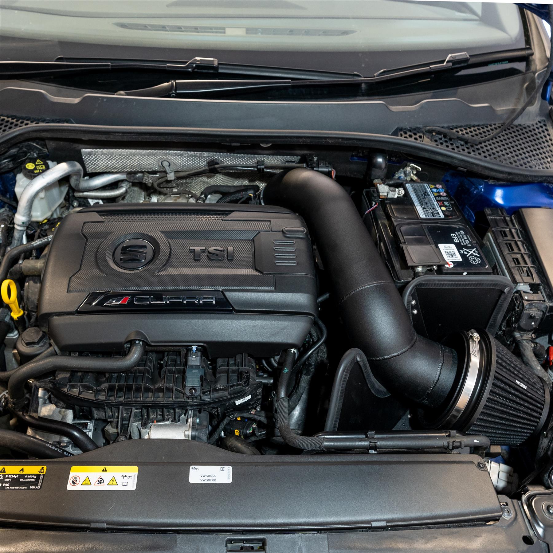 Oversized Performance Pleated Induction Kit for MQB MK7 Golf GTi / R