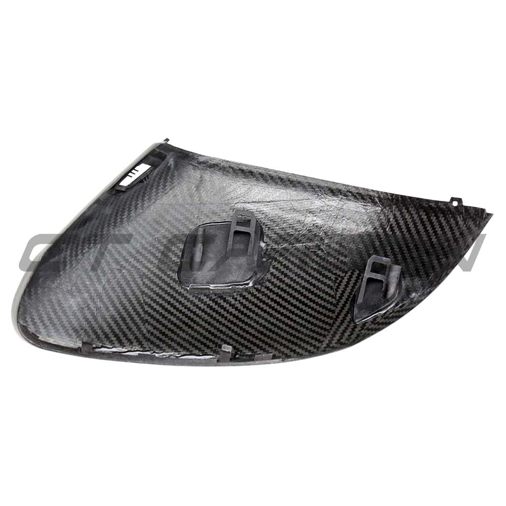AUDI Q8/SQ8/RSQ8 & LAMBORGHINI URUS MATTE CARBON FIBRE MIRRORS - WITH LANE ASSIST - RHD & LHD