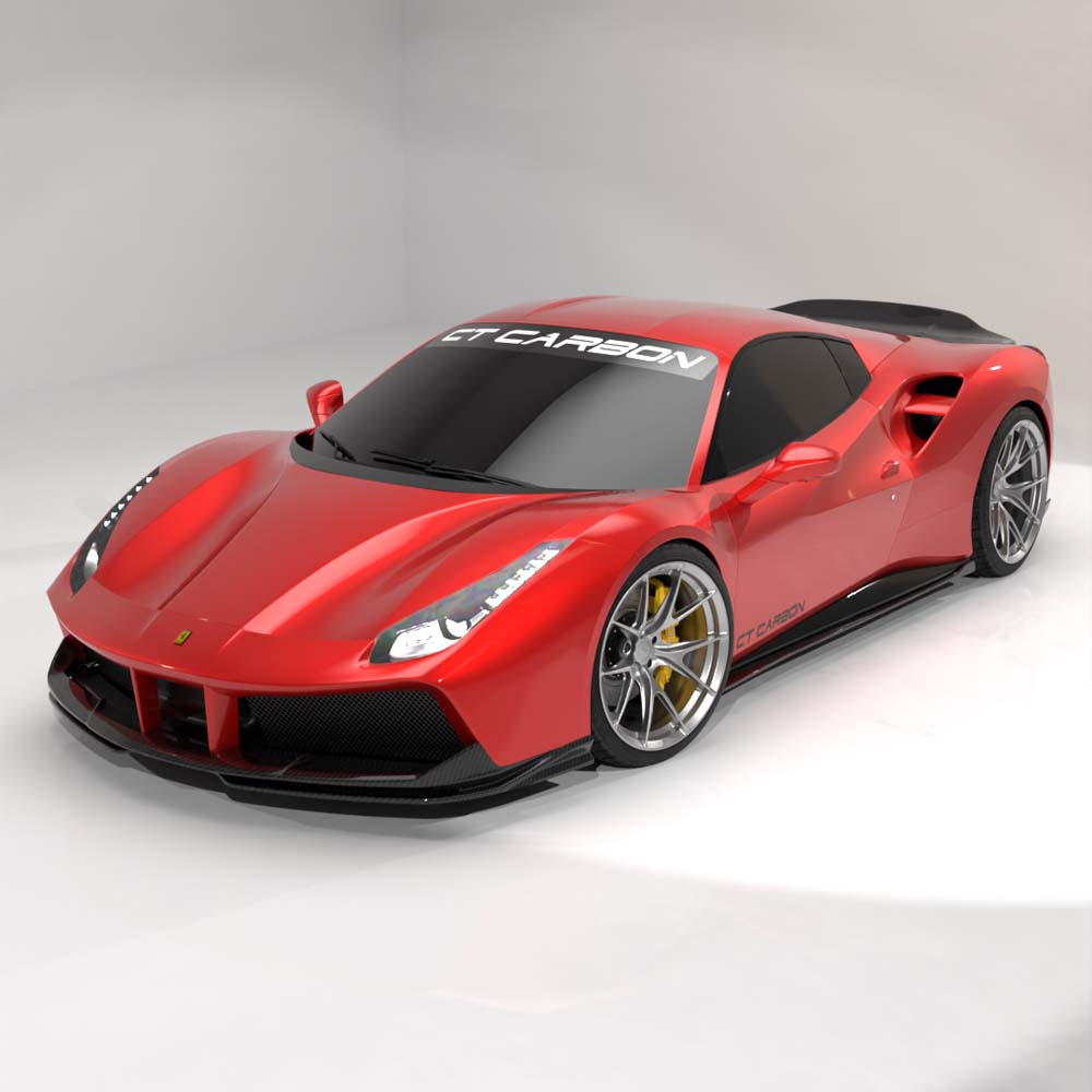 FERRARI 488 SPIDER 2016-2019 FULL CARBON FIBRE KIT - CT DESIGN