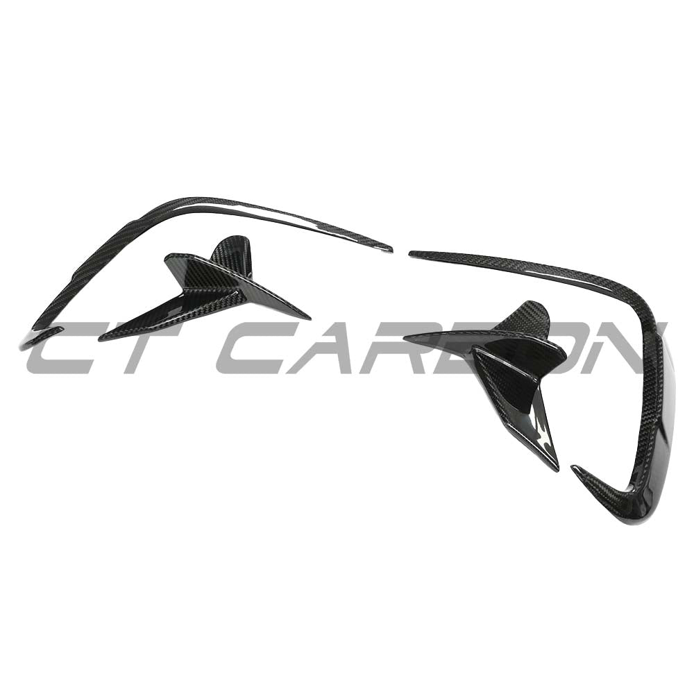 BMW G14/G15/G16 8 SERIES 2018+ DRY CARBON FIBRE SIDE REAR CANARDS