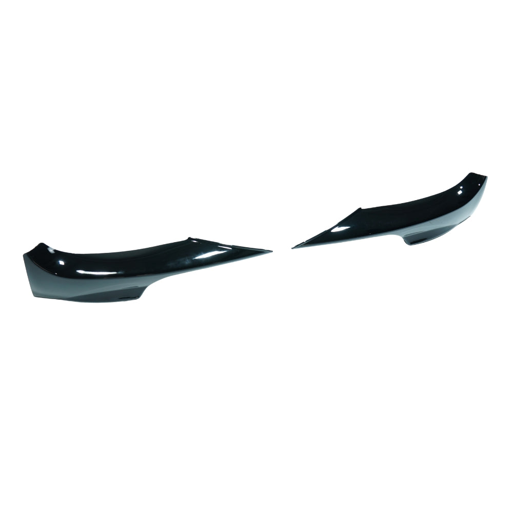 BMW E92/E93 3 SERIES PRE-LCI 2006-2009 GLOSS BLACK SPLITTER CORNERS - V2