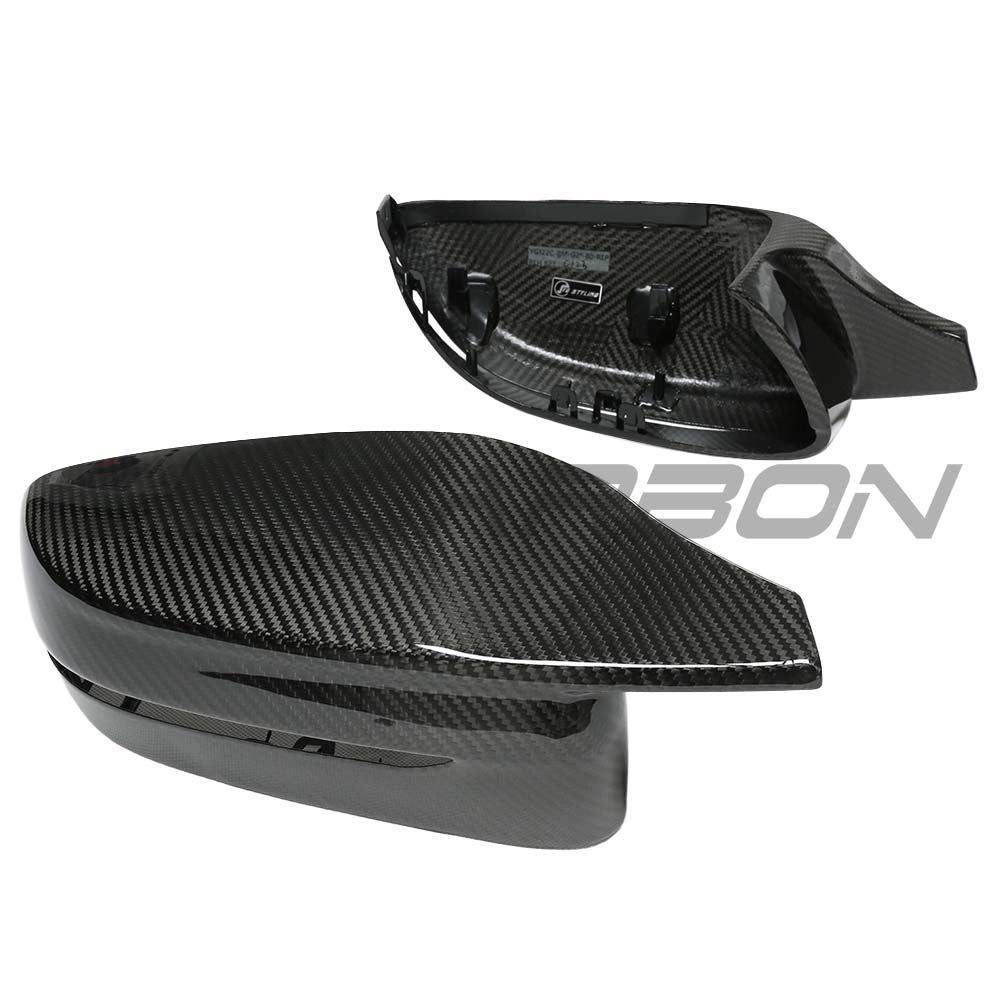 BMW G14/G15/G16 8 SERIES 2018+ RHD DRY CARBON FIBRE MIRRORS - V1