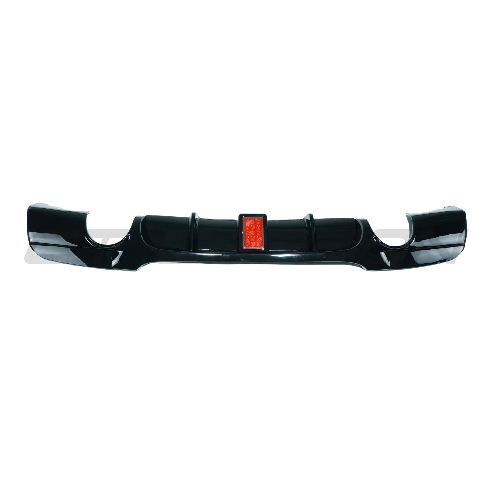 BMW 3 SERIES E90/E91 2004-2012 GLOSS BLACK LED DIFFUSER - DUAL EXIT