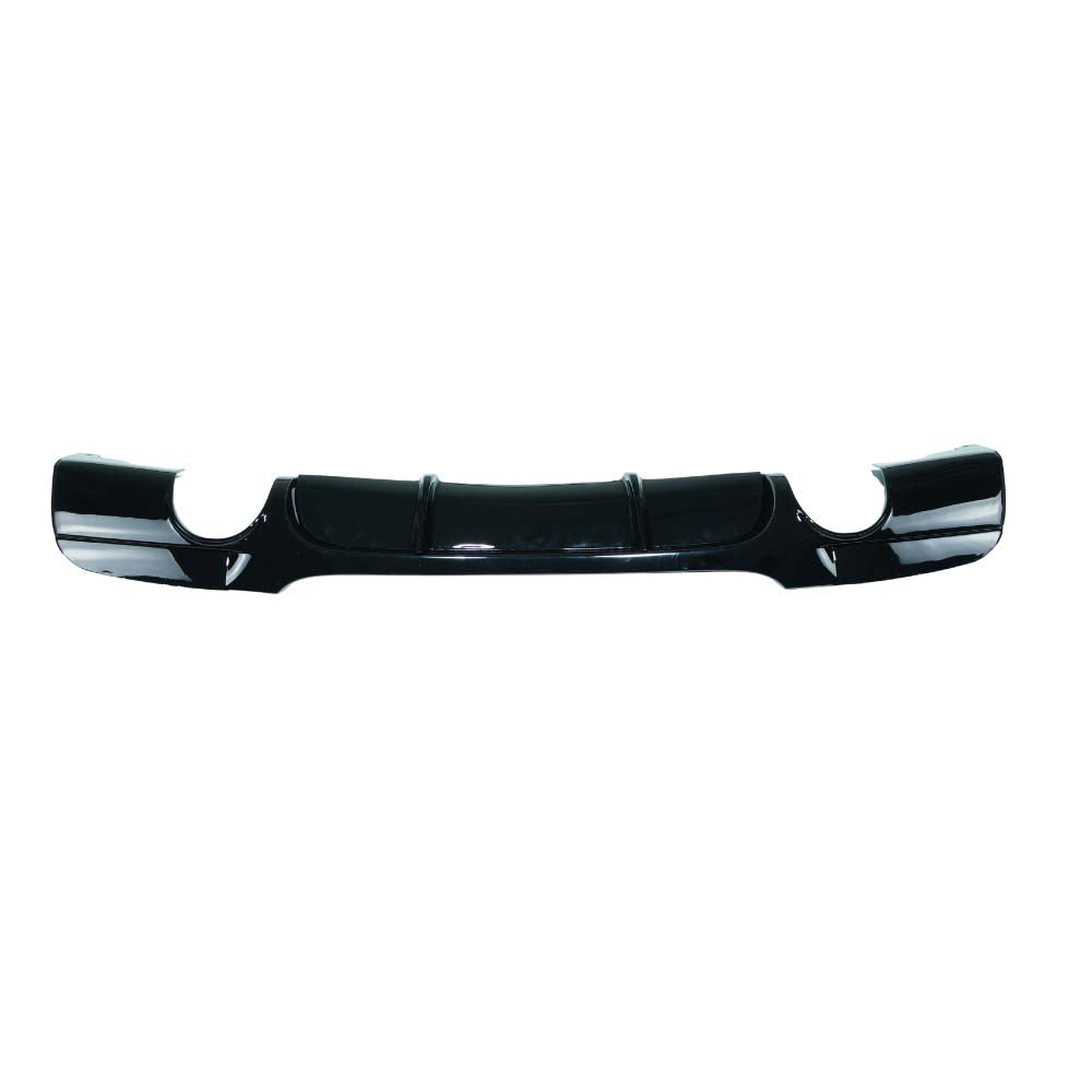 BMW 3 SERIES E90/E91 2004-2009 PRE-LCI GLOSS BLACK DIFFUSER - DUAL EXIT