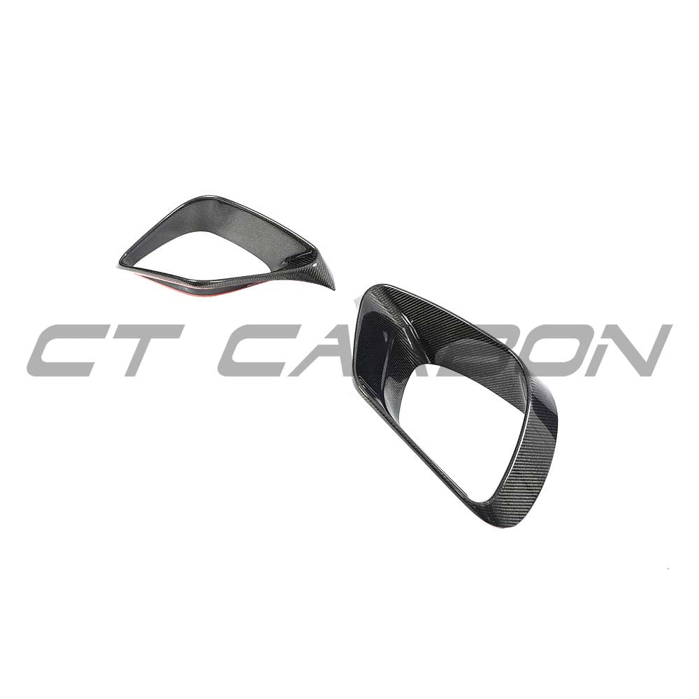 MERCEDES E-CLASS W213/S213 E63 AMG 2016-2020 CARBON FIBRE FRONT BUMPER AIR INTAKES
