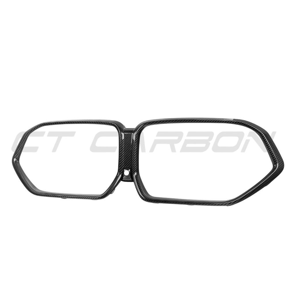 BMW X5M F95 & X6M F96 2023+ LCI OEM STYLE PRE PREG CARBON FIBRE GRILLE FRAME