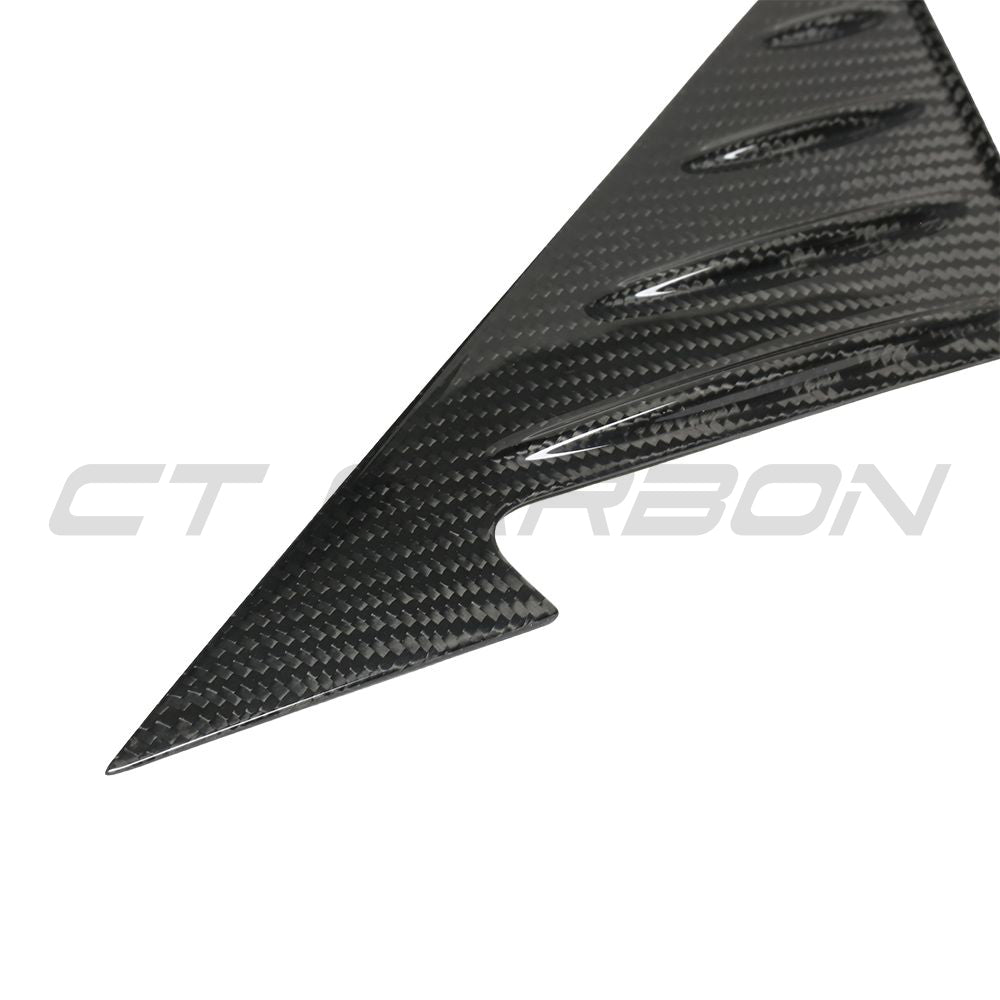 BMW G82 M3 2020+ DRY CARBON FIBRE MIRROR PILLAR TRIM