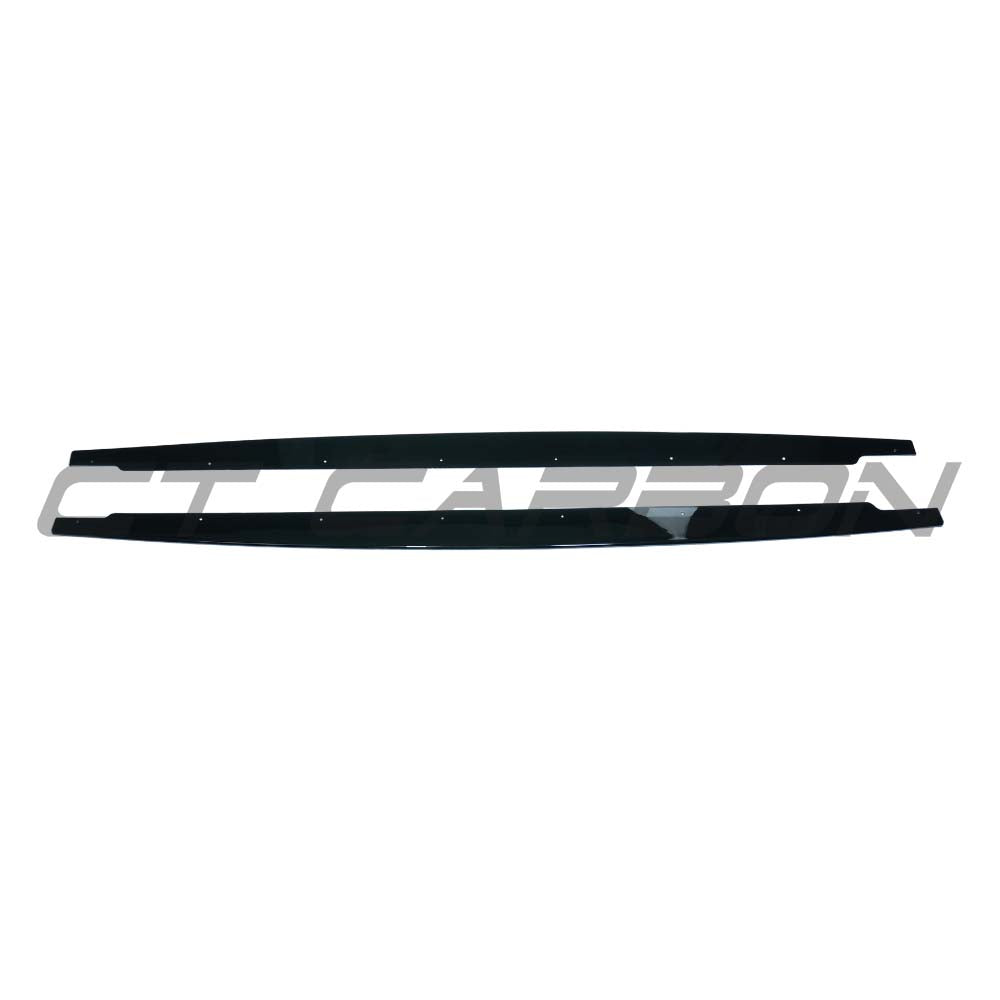 BMW M3 E90 2006-2013 GLOSS BLACK SIDE SKIRTS - V2