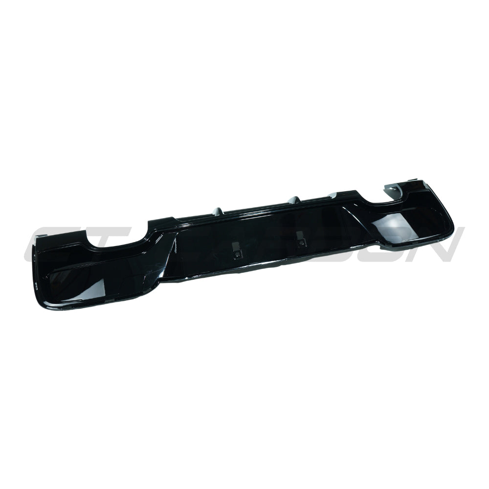 BMW 1 SERIES F20/F21 2012-2014 PRE-LCI GLOSS BLACK DIFFUSER - DUAL TIP