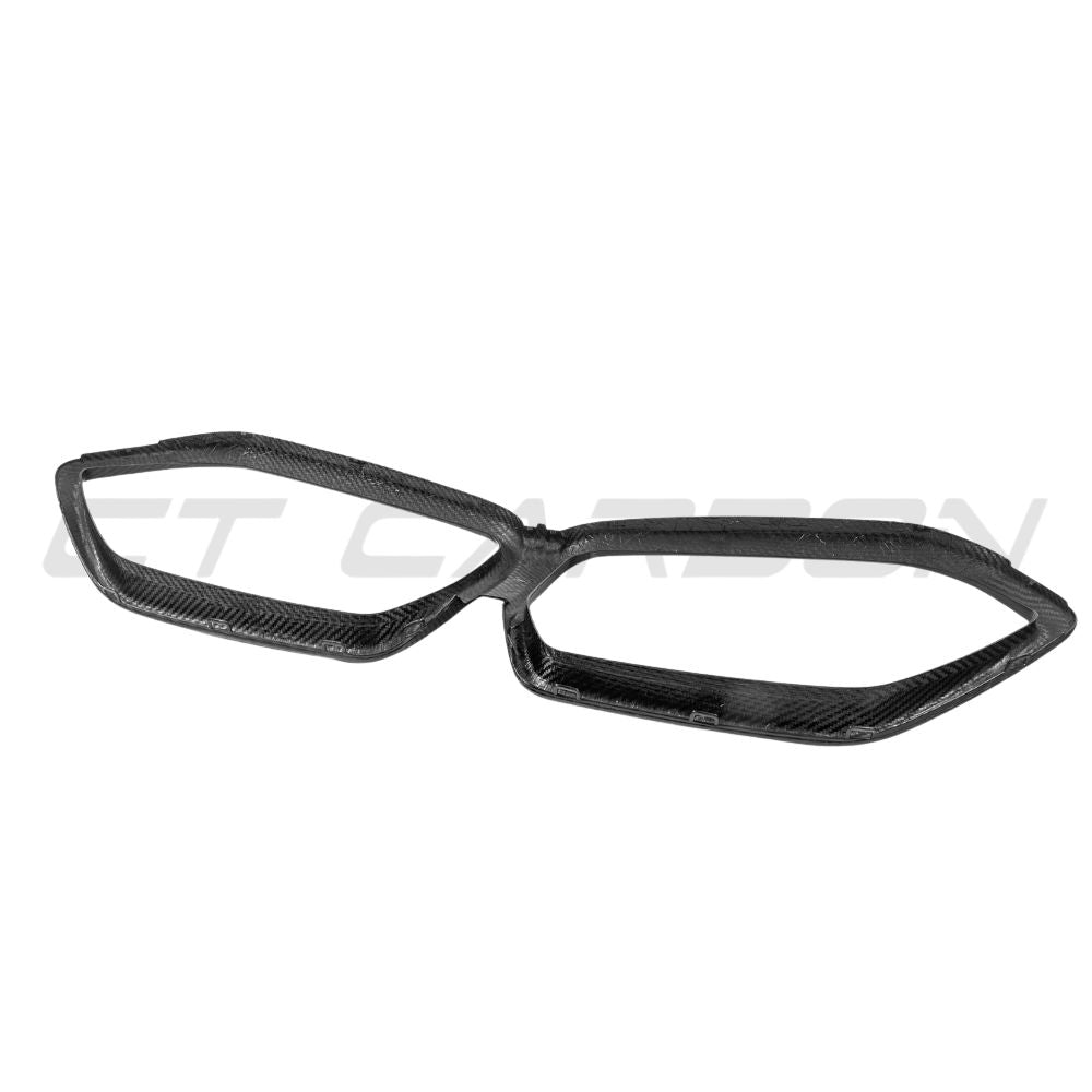 BMW X5M F95 & X6M F96 2023+ LCI OEM STYLE PRE PREG CARBON FIBRE GRILLE FRAME
