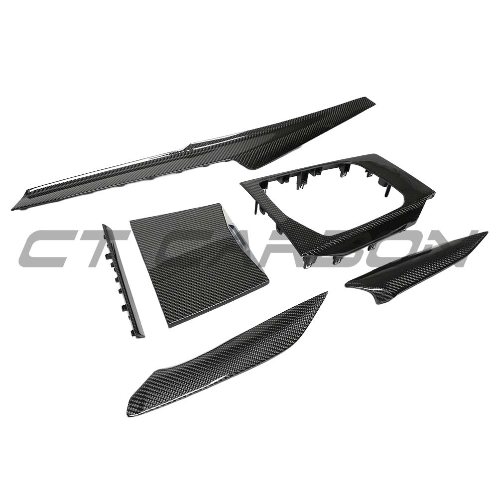 BMW GXX 2022-2024 CARBON FIBRE CENTER CONSOLE TRIM - LHD