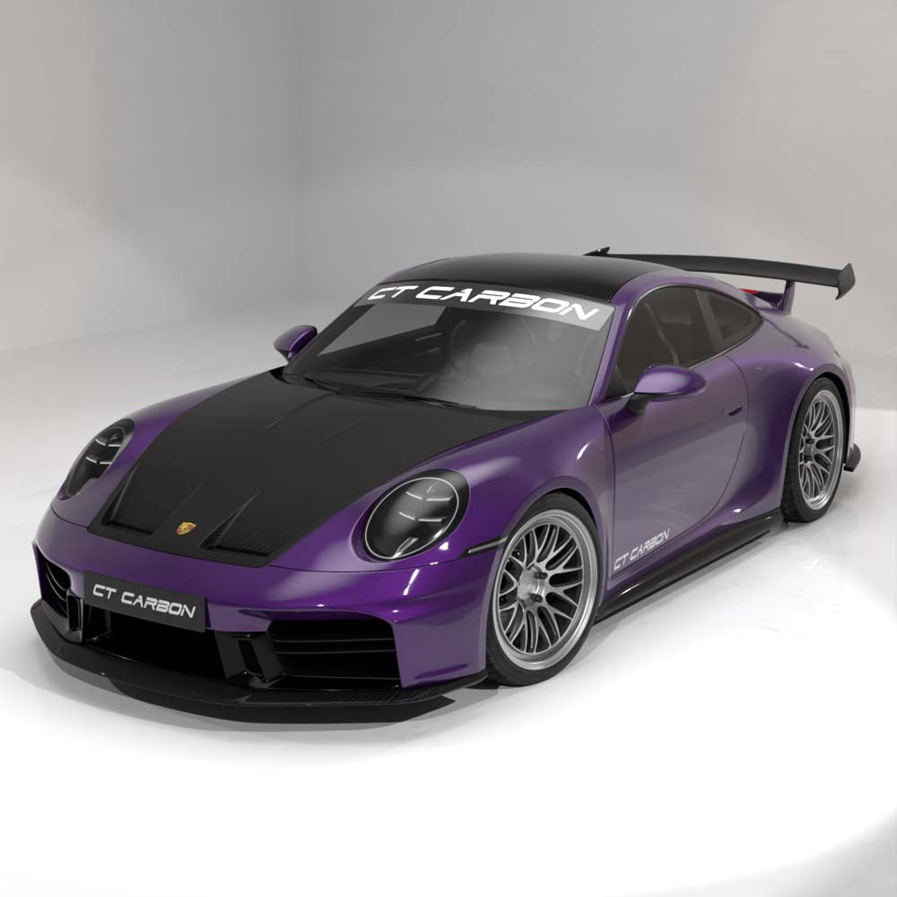 PORSCHE 911 992.2 CARRERA 2024+ CARBON FIBRE KIT - V1 - CT DESIGN