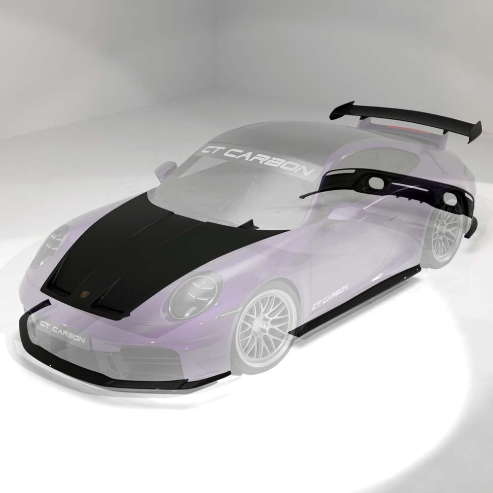 PORSCHE 911 992.2 CARRERA 2024+ CARBON FIBRE KIT - V1 - CT DESIGN