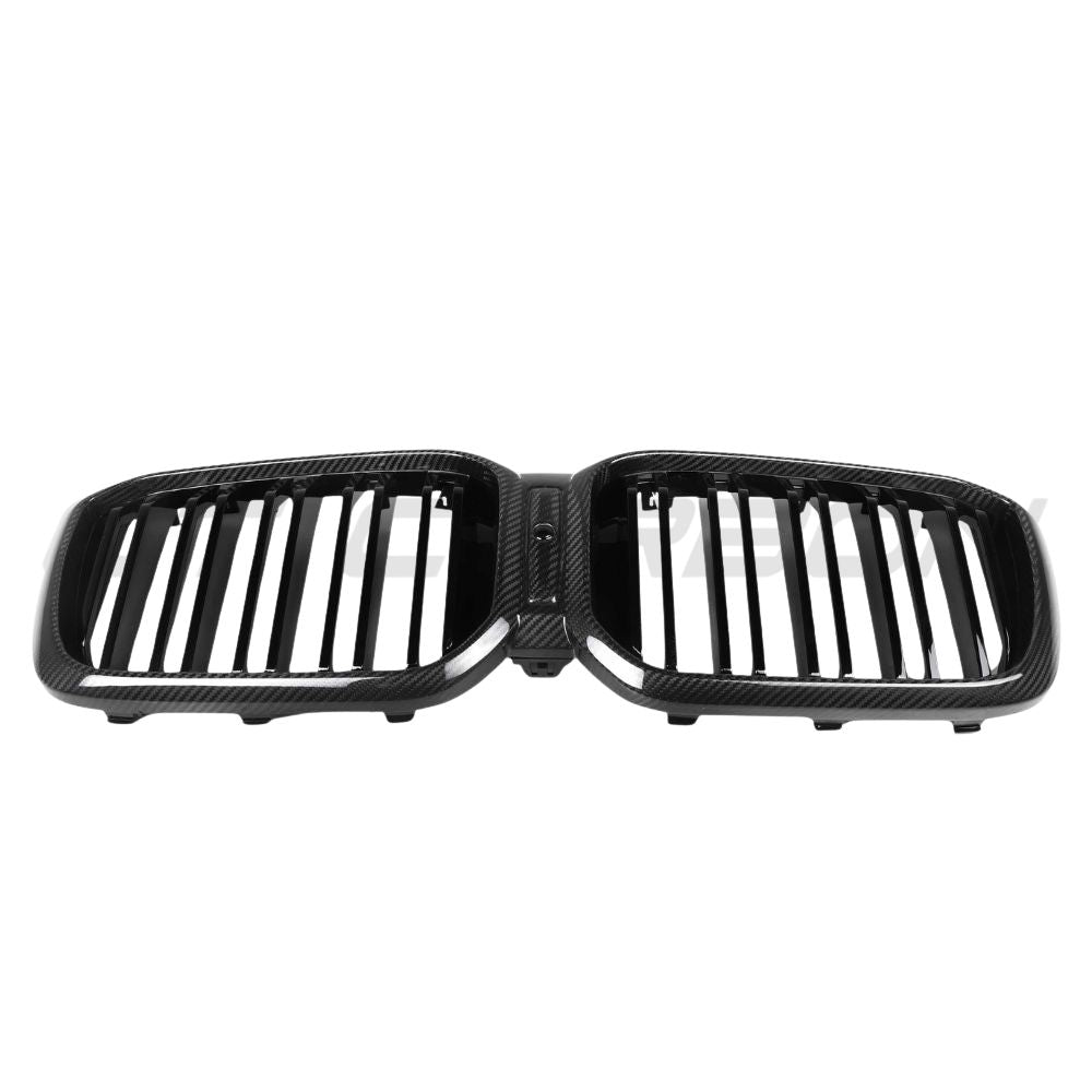 BMW G01/F97 X3/X3M & G02/F98 X4/X4M LCI 2022-2024 DOUBLE SLAT CARBON FIBRE GRILLE