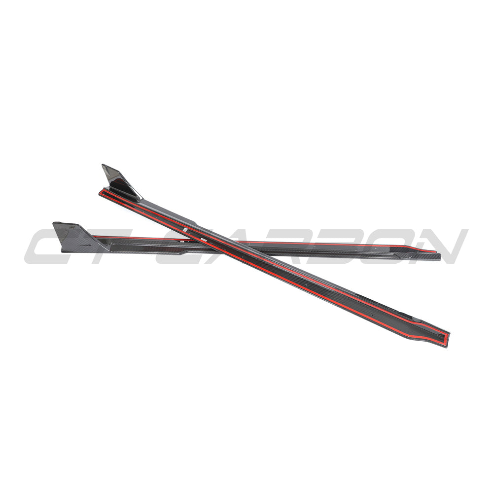 BMW G87 M2 2023+ CARBON FIBRE SIDE SKIRTS - V3