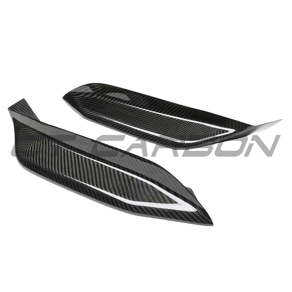 BMW M3/M4 (F80 F82 F83) 2014-2020 UPPER FRONT CARBON FIBRE CANARDS