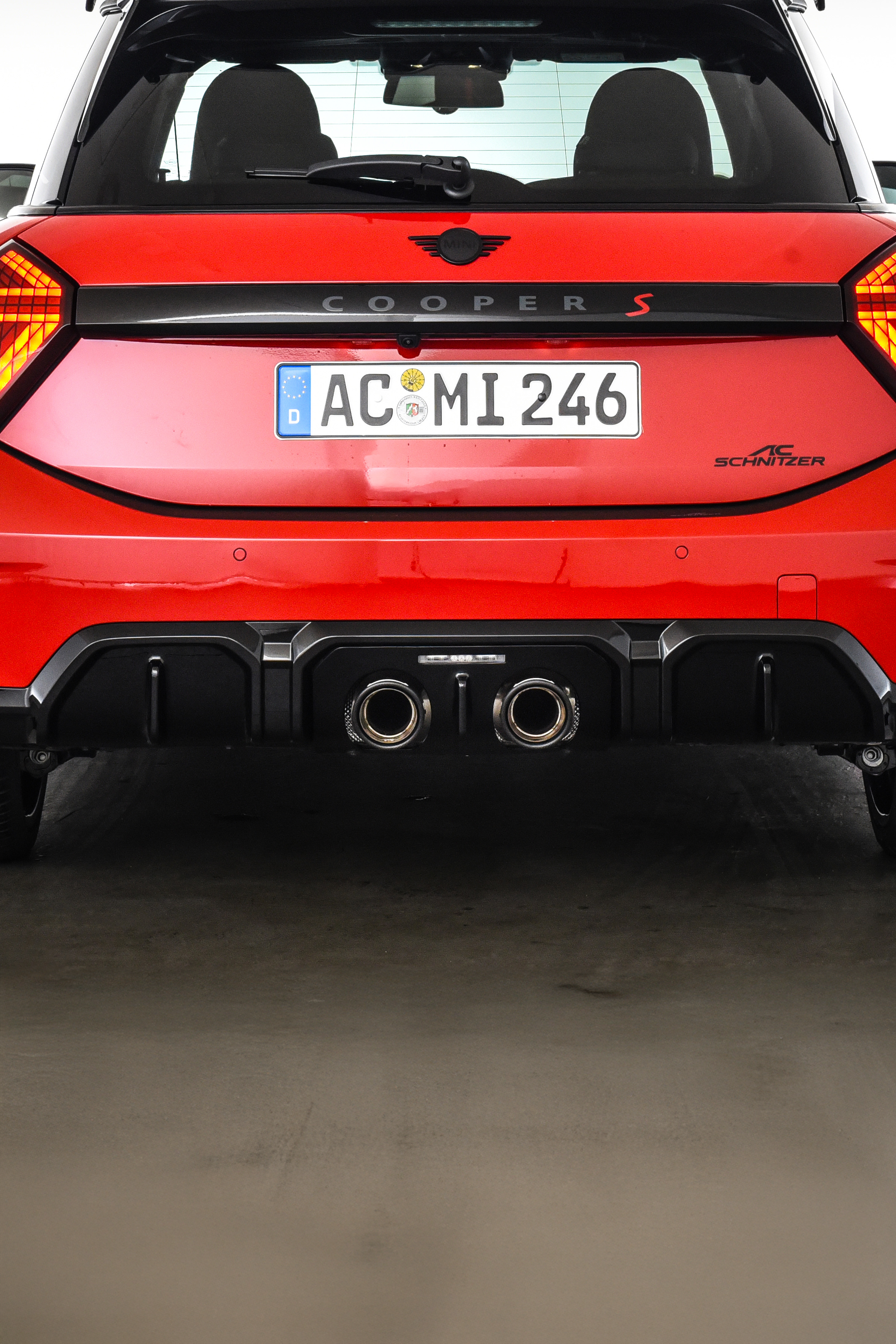 MINI F66 Cooper S AC Schnitzer Exhaust with Diffuser