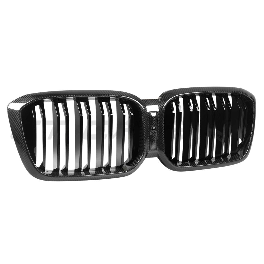 BMW G01/F97 X3/X3M & G02/F98 X4/X4M LCI 2022-2024 DOUBLE SLAT CARBON FIBRE GRILLE