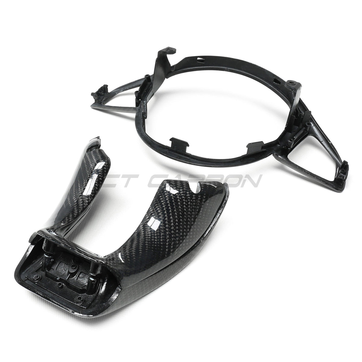 MERCEDES AMG CARBON FIBRE STEERING WHEEL TRIM