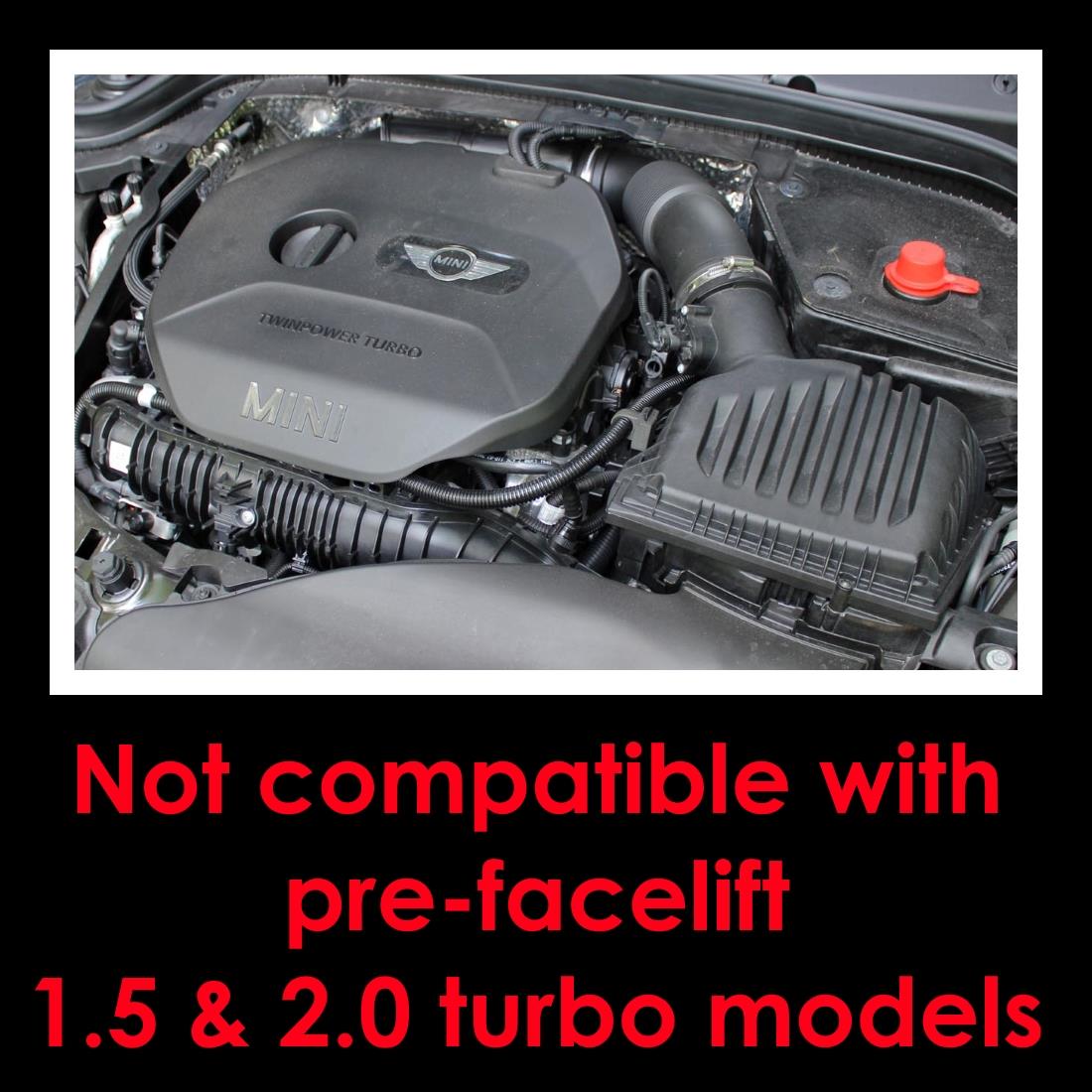 Performance Pleated Induction Kit for F56 Mini Cooper 1.5T & Cooper S 2.0T - Rect MAF