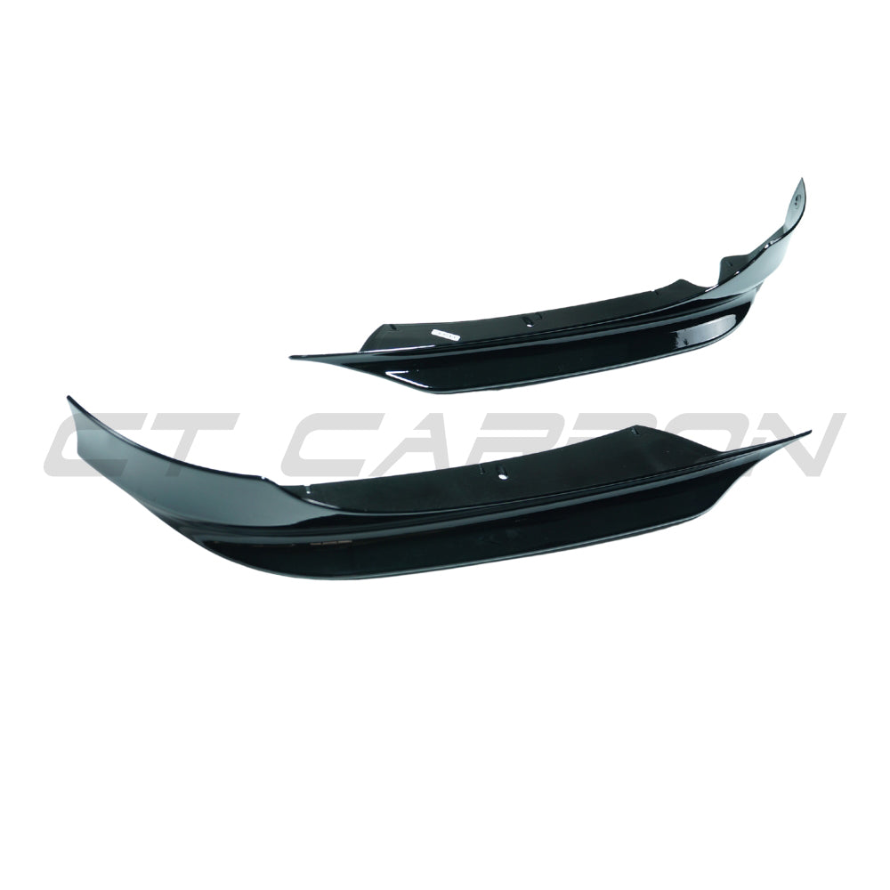 BMW E90/E91 3 SERIES LCI SE 2008-2012 GLOSS BLACK SPLITTER CORNERS - V1