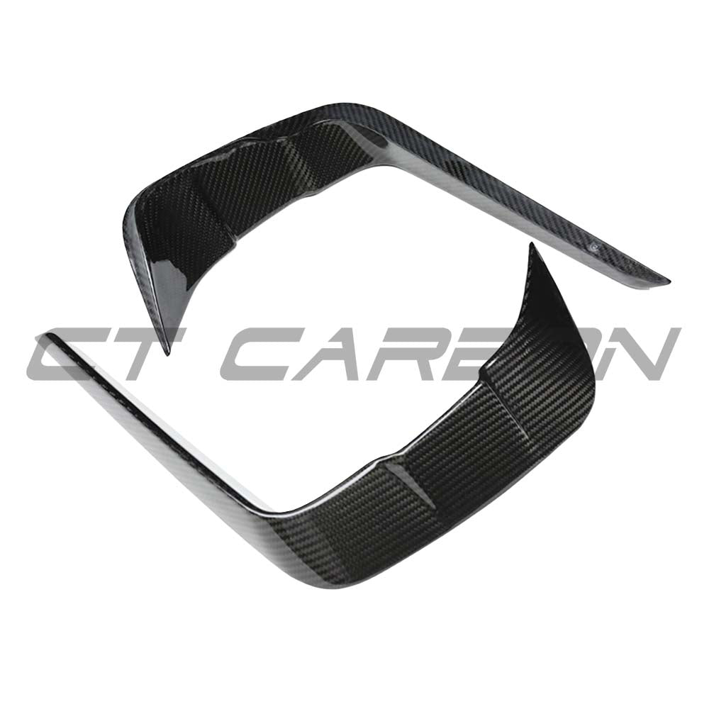 BMW G14/G15/G16 8 SERIES 2018+ DRY CARBON FIBRE SIDE FRONT CANARDS