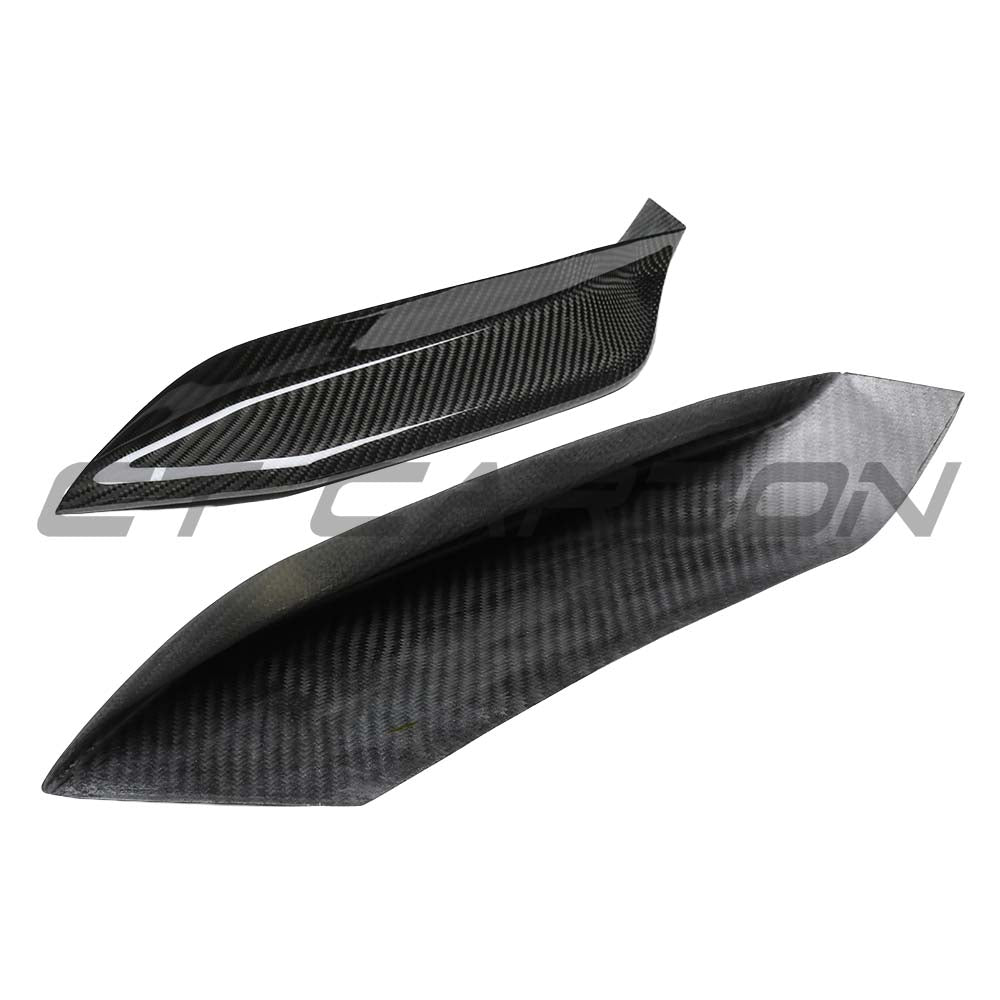 BMW M3/M4 (F80 F82 F83) 2014-2020 UPPER FRONT CARBON FIBRE CANARDS