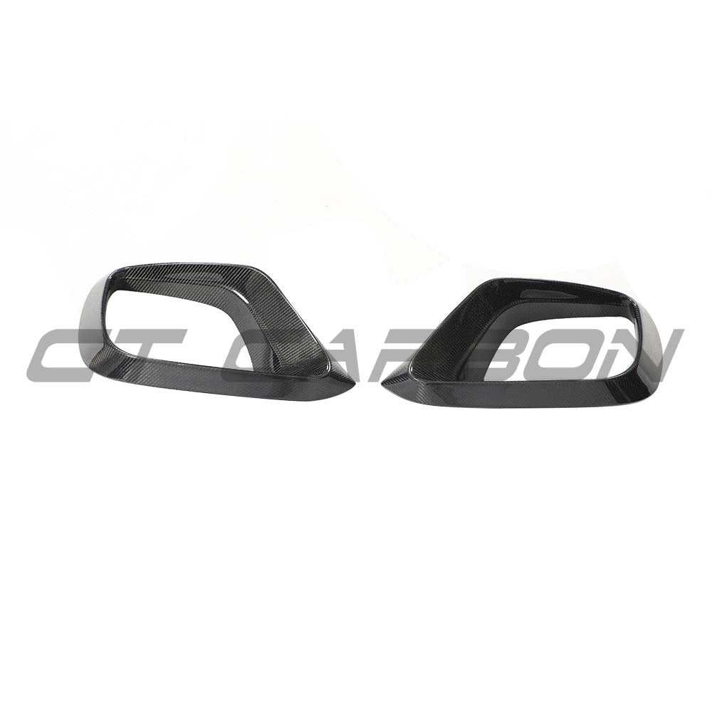 MERCEDES E-CLASS W213/S213 E63 AMG 2016-2020 CARBON FIBRE FRONT BUMPER AIR INTAKES