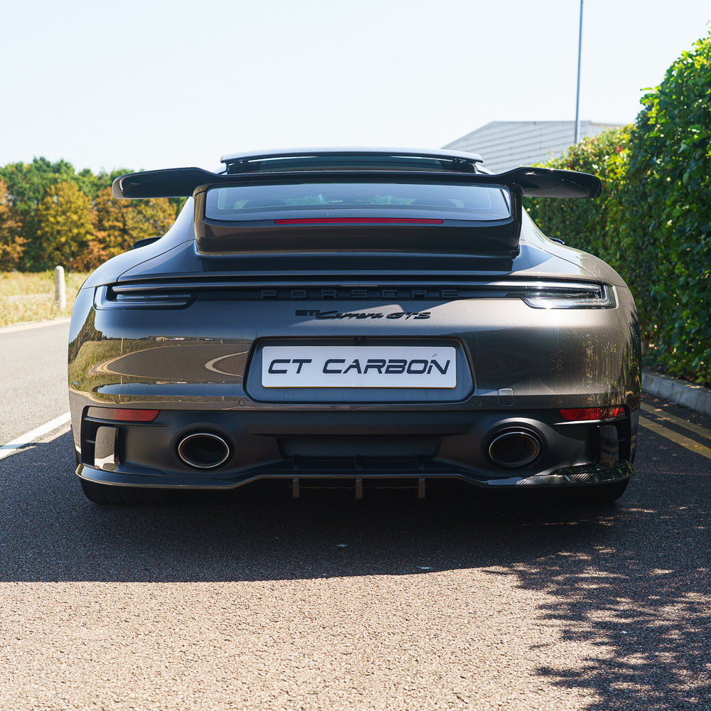 PORSCHE 911 992.1 GTS & CARRERA 2019-2024 CARBON FIBRE DIFFUSER - CT DESIGN