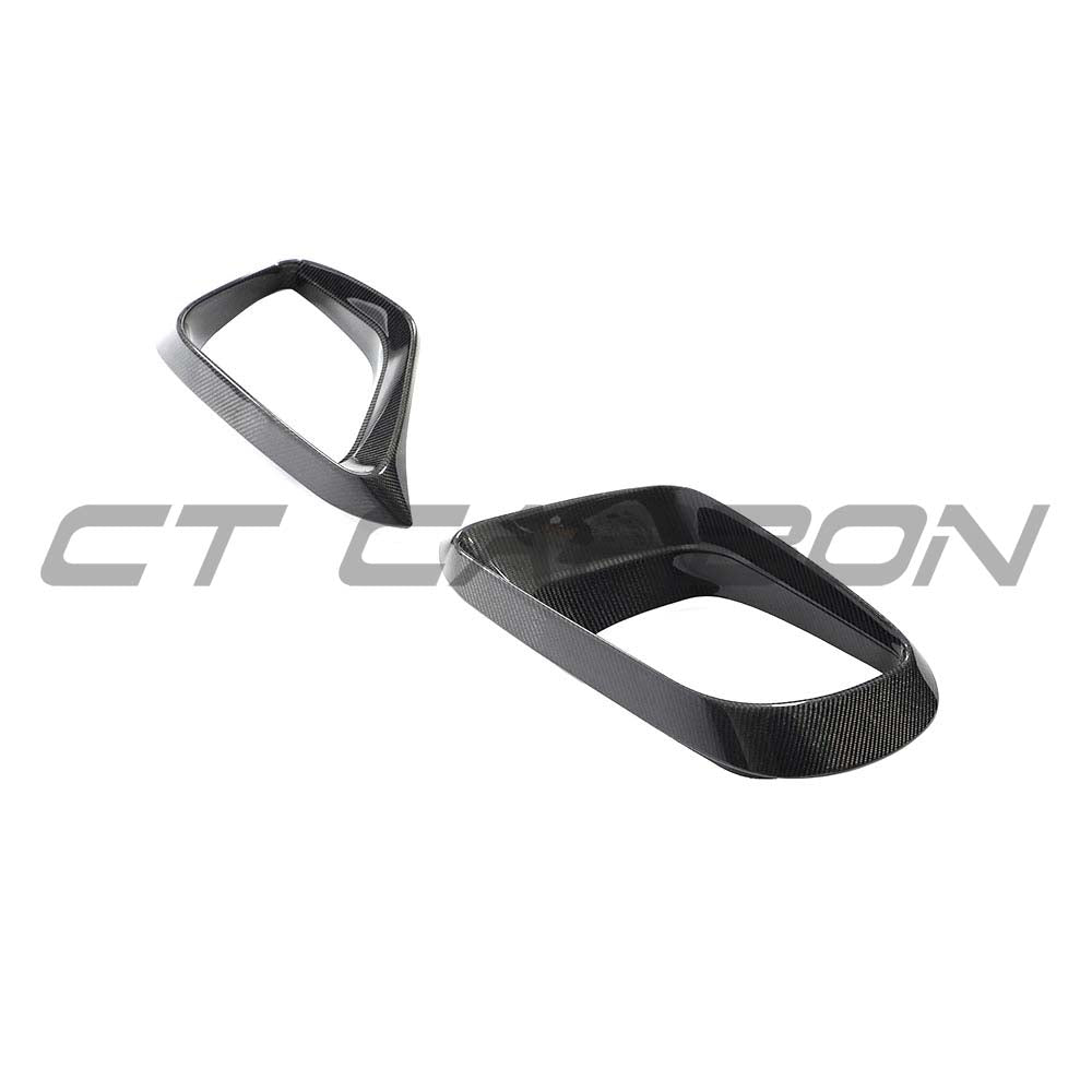 MERCEDES E-CLASS W213/S213 E63 AMG 2016-2020 CARBON FIBRE FRONT BUMPER AIR INTAKES