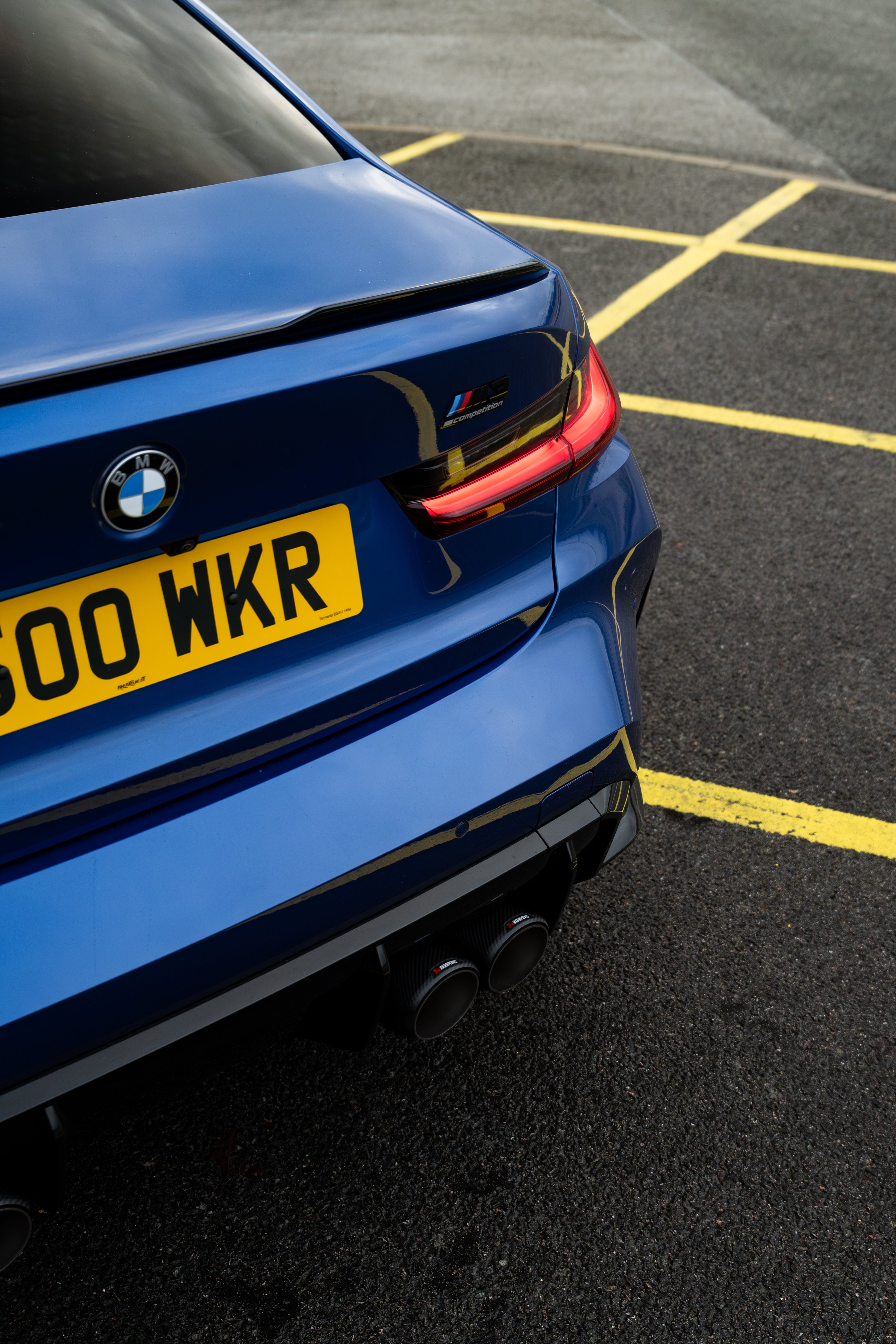 BMW M3 G80 G81 Slip on line Akrapovic Titanium Exhaust